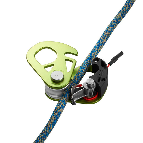 Edelrid SPOC Climbing Pulley Lightweight Aluminium Climbing Gear Yellow
