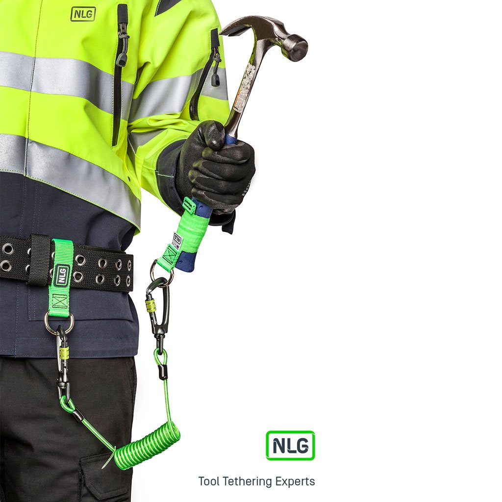 Never Let Go Large D Ring Tool Tether available at altisafe.com