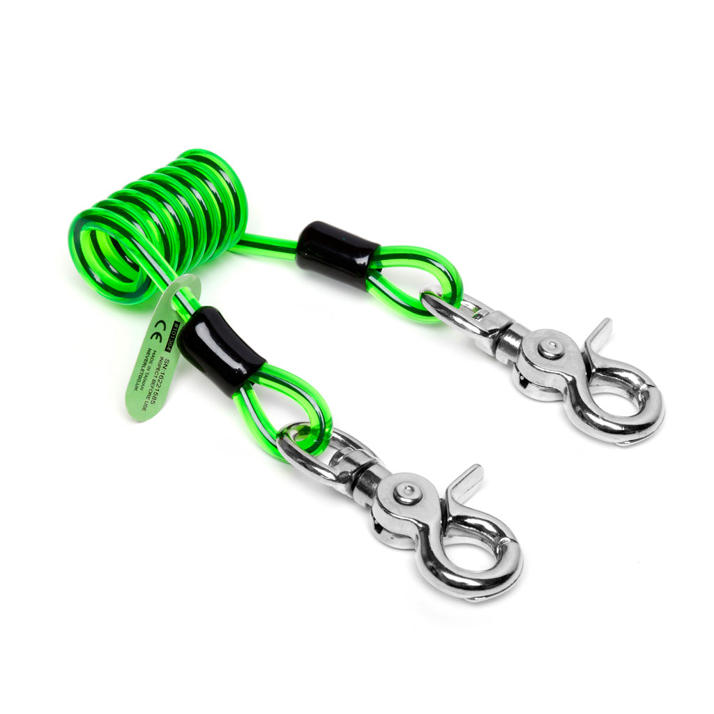 Never Let Go (NLG) Short Coiled Tool Lanyard, Quick Clip available at  Altisafe - Altisafe Ltd