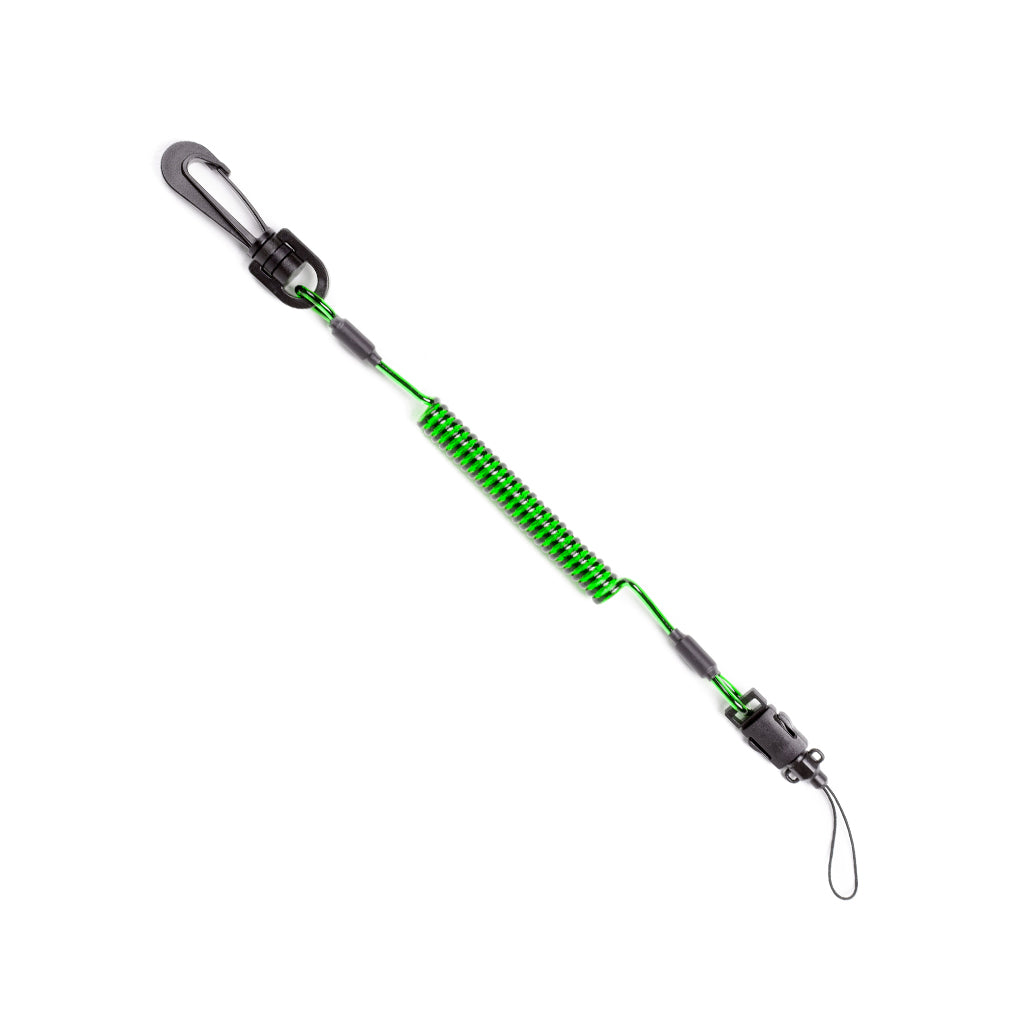 safety coil retractable tool lanyard with