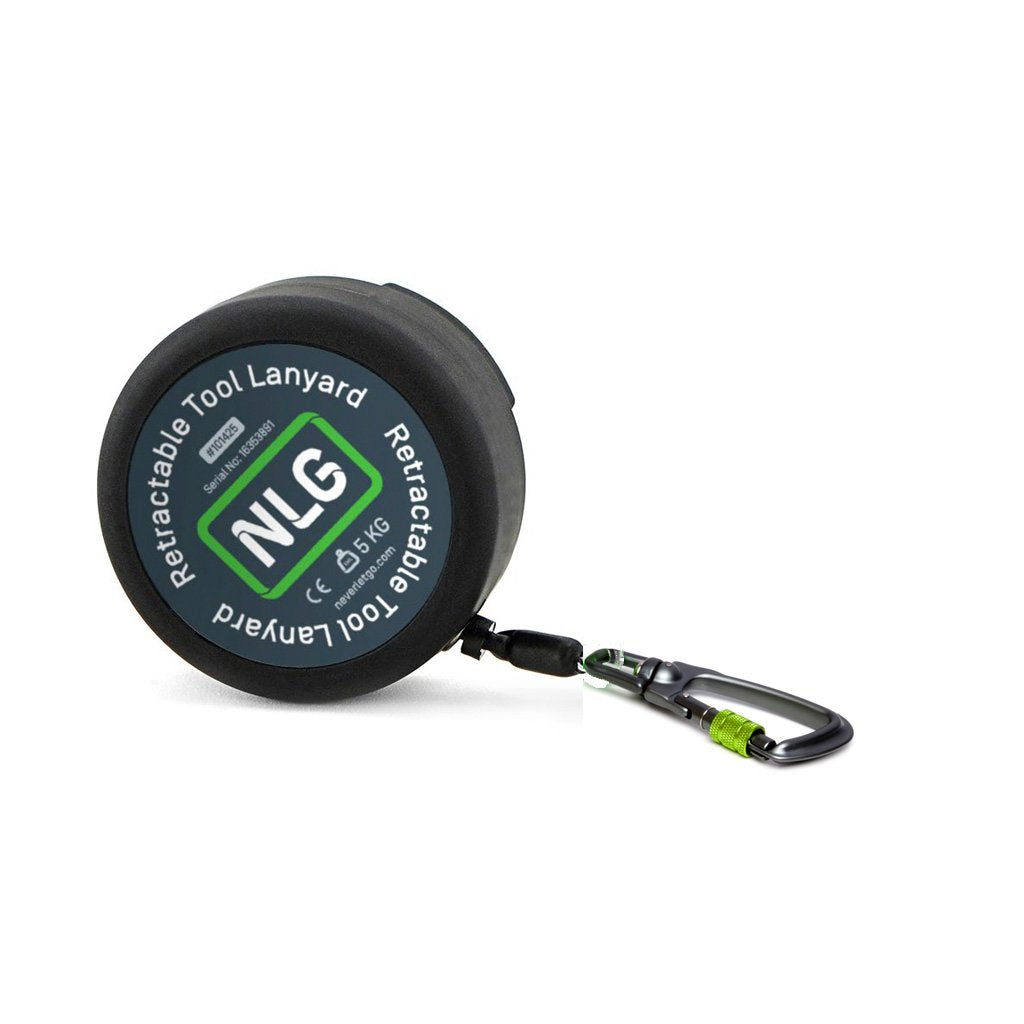 Never Let Go (NLG) Heavy Duty Retractable Lanyard with Carabiner