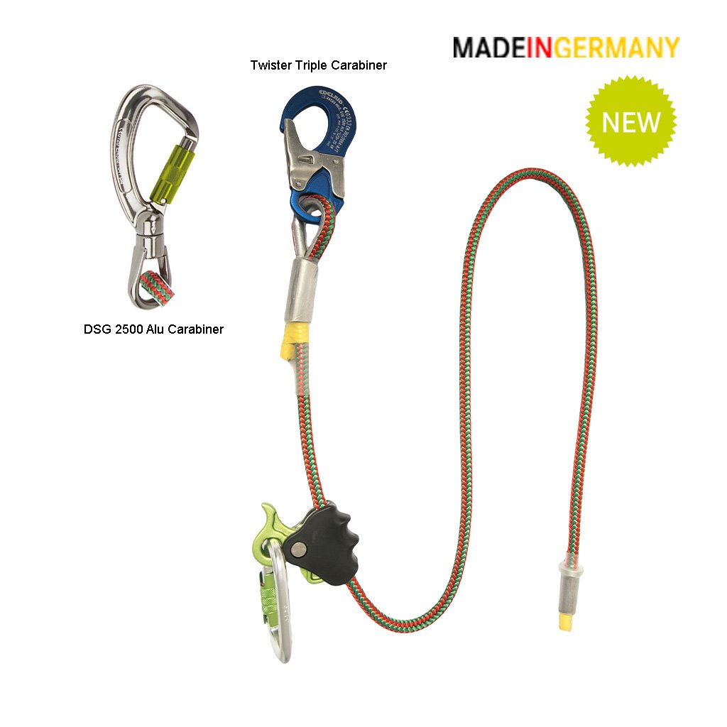 EDELRID Extreme lanyard pour élagueur 3M/Twister Triple - Longe