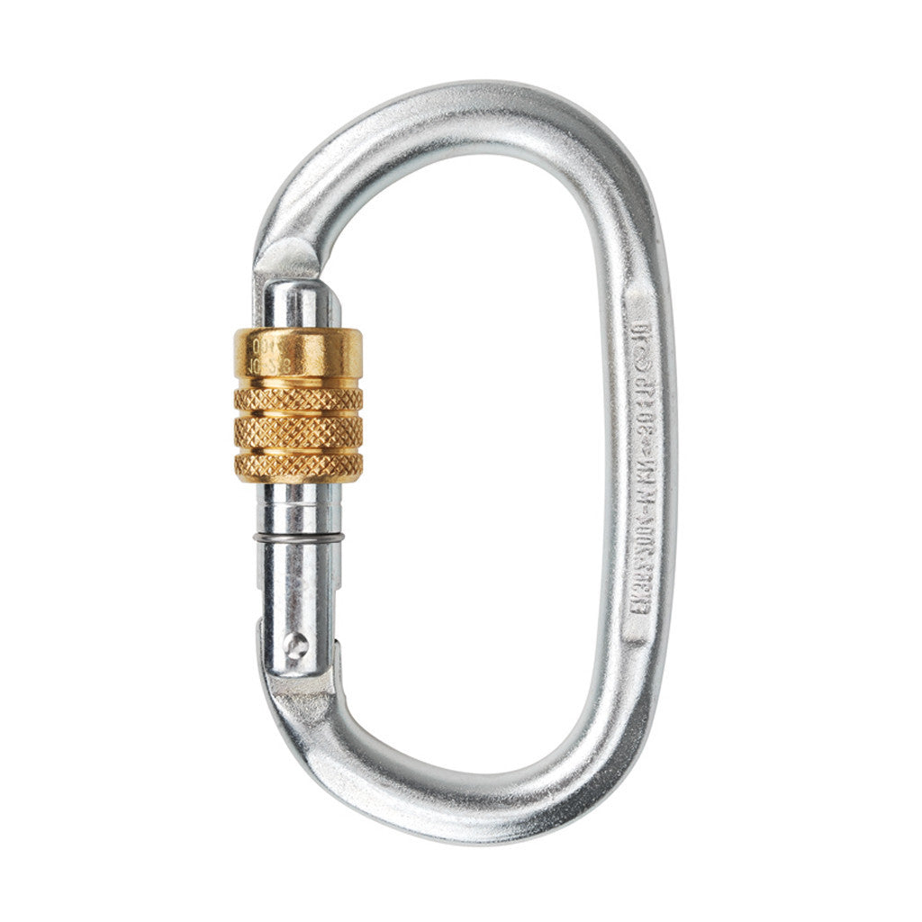 EDELRID Steel Oval Screw Carabiner available at altisafe.com