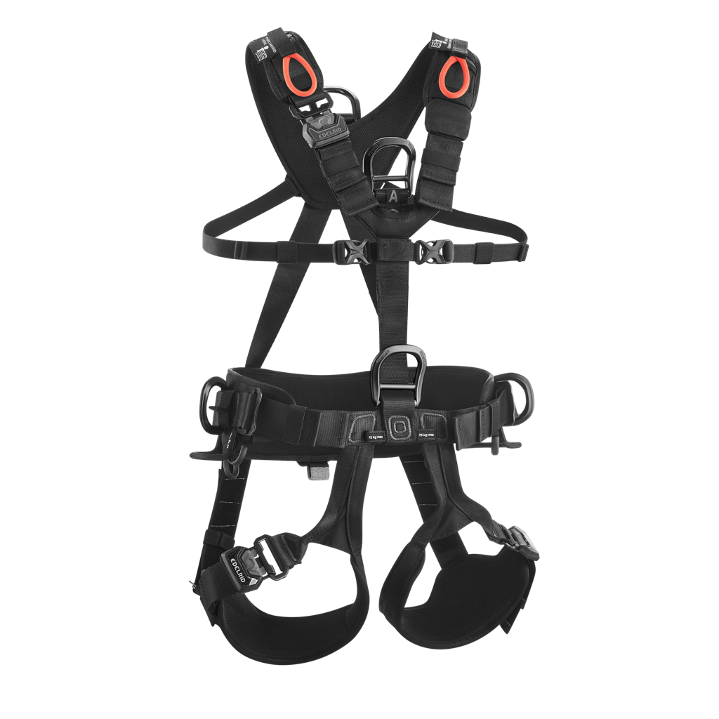 EDELRID Vertic Triple Lock II Black Harness available at altisafe.com