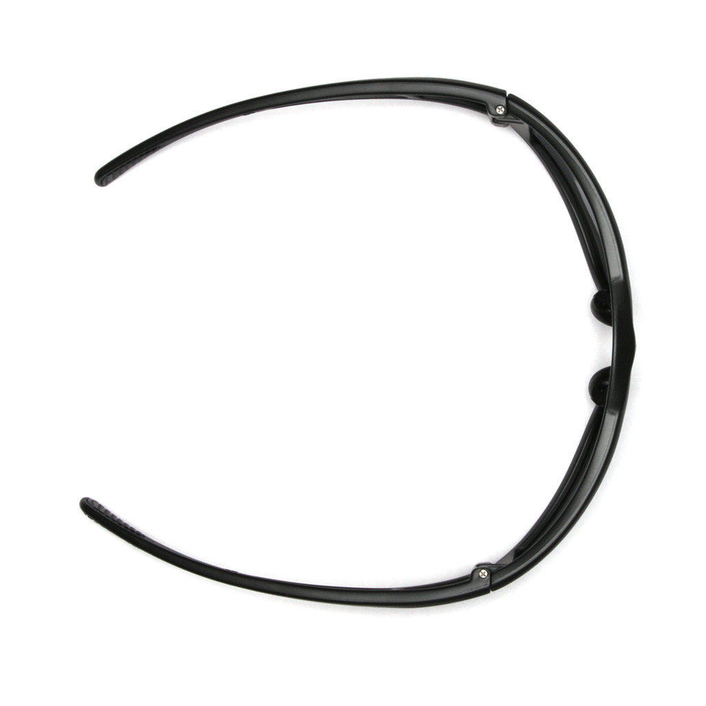 PYRAMEX Exeter Blue Mirror Anti-Fog Lens with Black Frame Safety Glasses available at altisafe.com