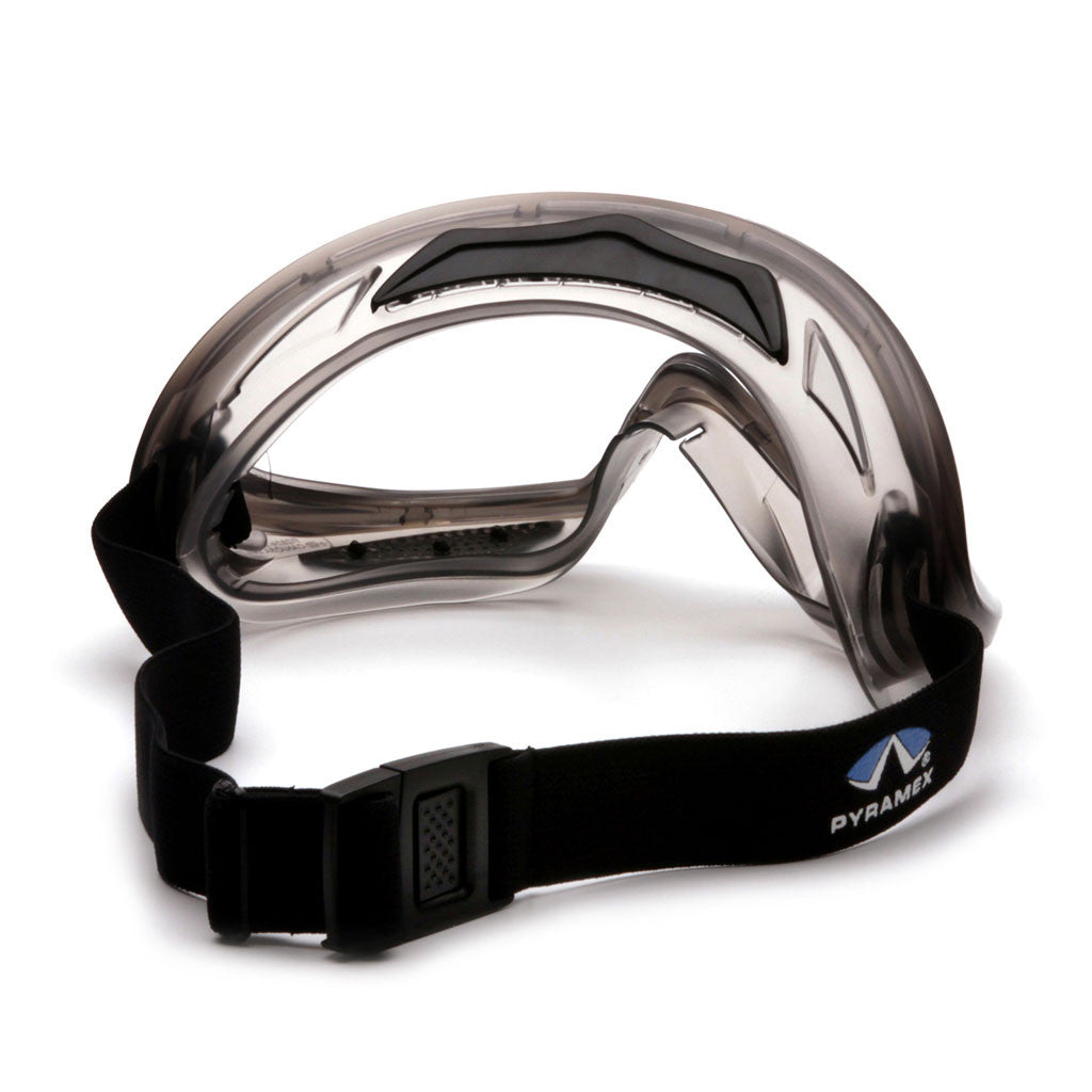 PYRAMEX Capstone Gray Direct/Indirect Goggle with Clear Anti-Fog Lens available at altisafe.com