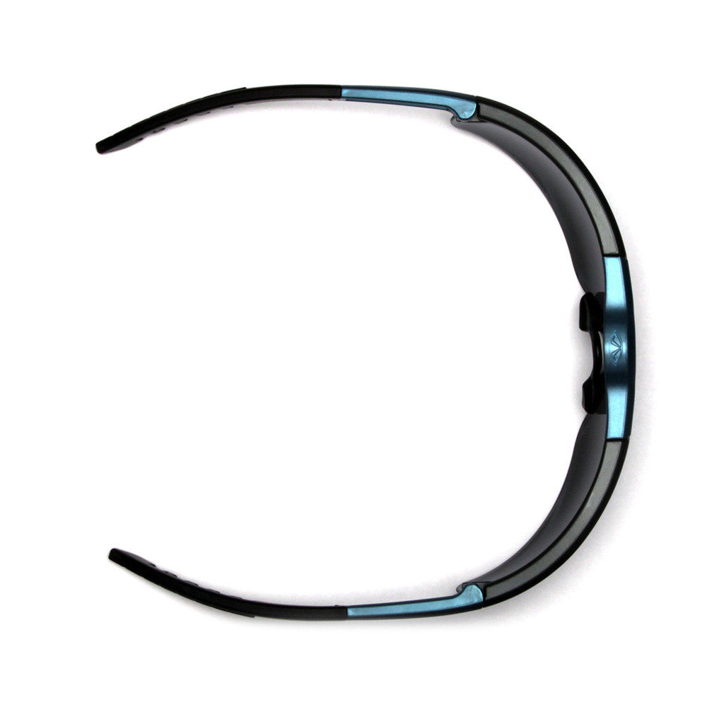PYRAMEX Reatta Indoor/Outdoor Mirror Lens with Blue/Charcoal Frame Safety Glasses available at altisafe.com