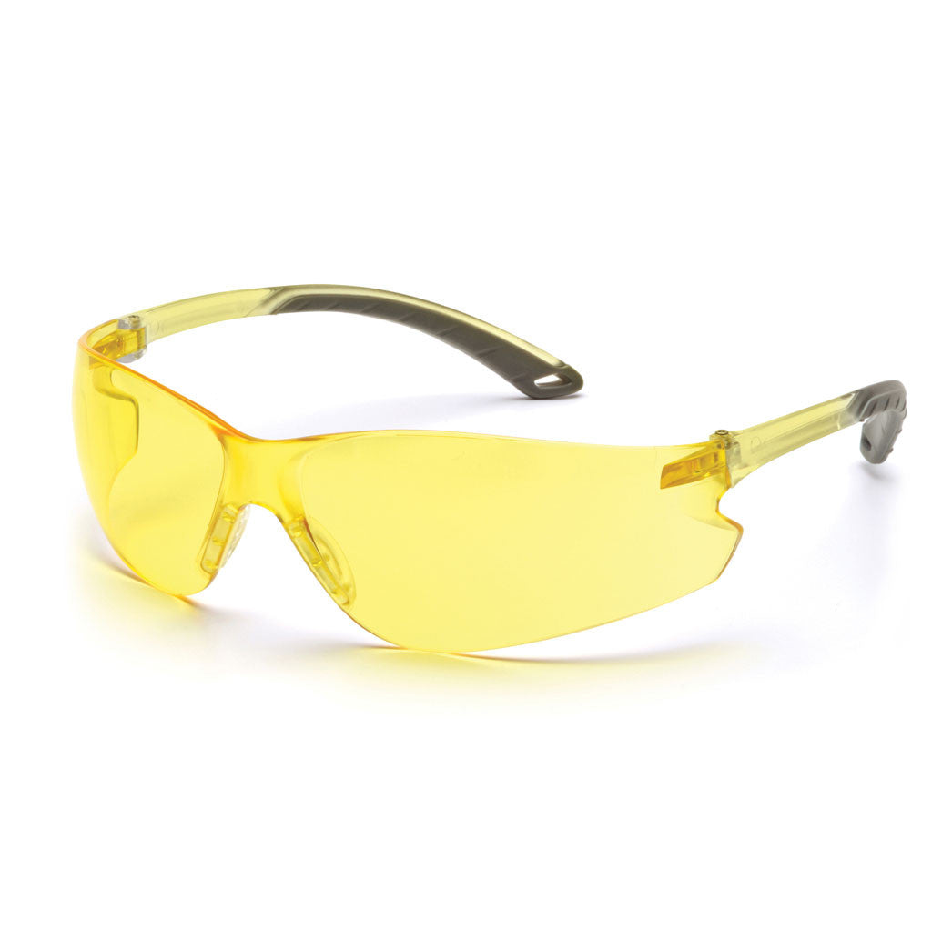 PYRAMEX Itek Amber Lens with Amber Temples available at altisafe.com