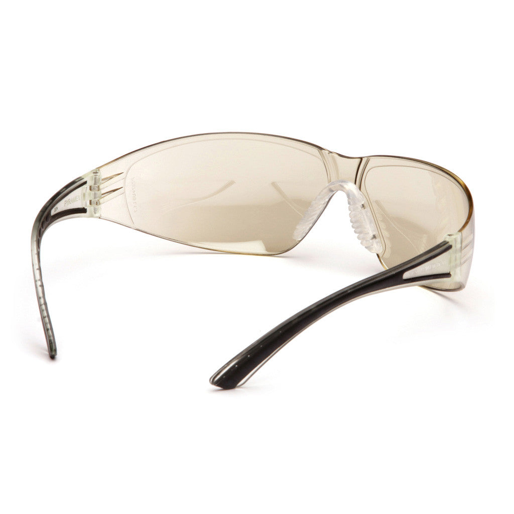PYRAMEX Cortez Indoor/Outdoor Mirror Lens with Black Temples Safety Glasses available at altisafe.com