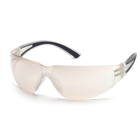 PYRAMEX Cortez Indoor/Outdoor Mirror Lens with Black Temples Safety Glasses available at altisafe.com