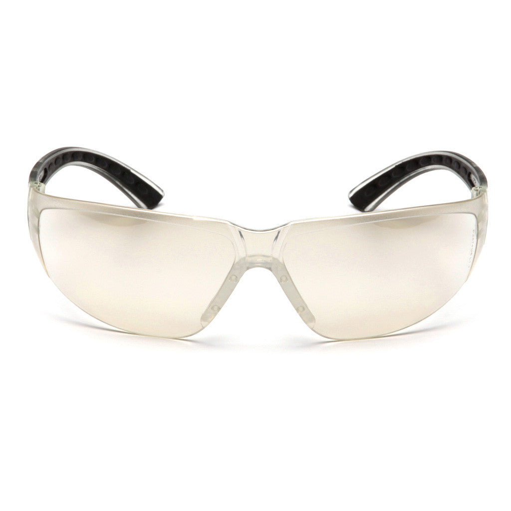 PYRAMEX Cortez Indoor/Outdoor Mirror Lens with Black Temples Safety Glasses available at altisafe.com