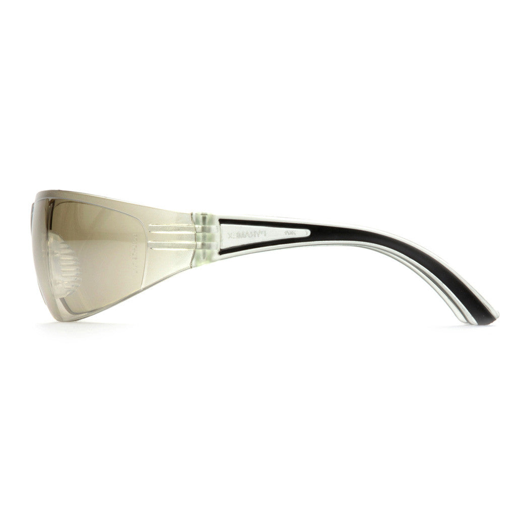 PYRAMEX Cortez Indoor/Outdoor Mirror Lens with Black Temples Safety Glasses available at altisafe.com