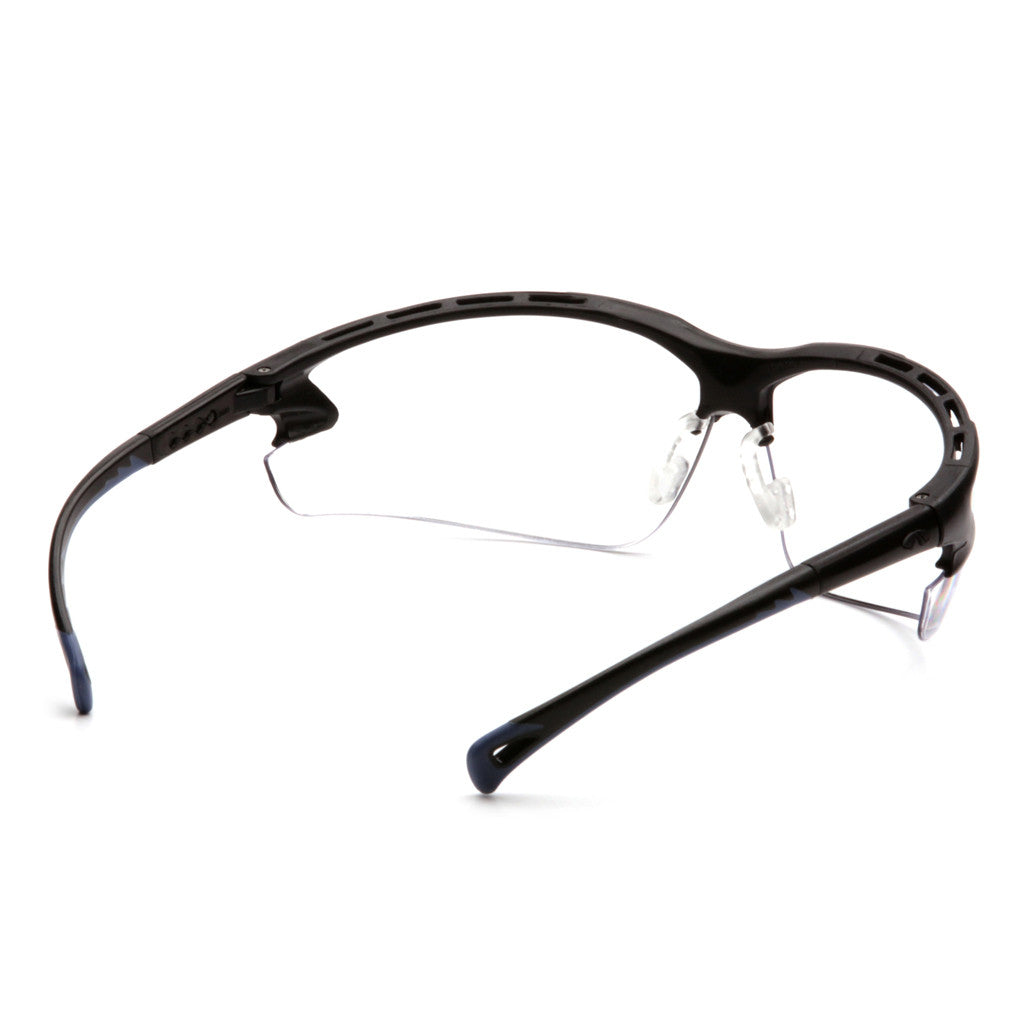 PYRAMEX Venture 3 Clear Anti-Fog Lens with Black Frame available at altisafe.com