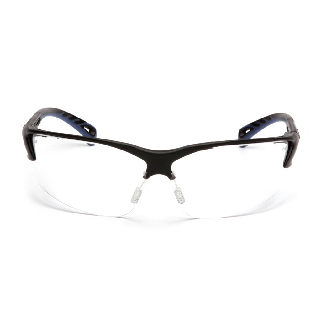 PYRAMEX Venture 3 Clear Anti-Fog Lens with Black Frame available at altisafe.com
