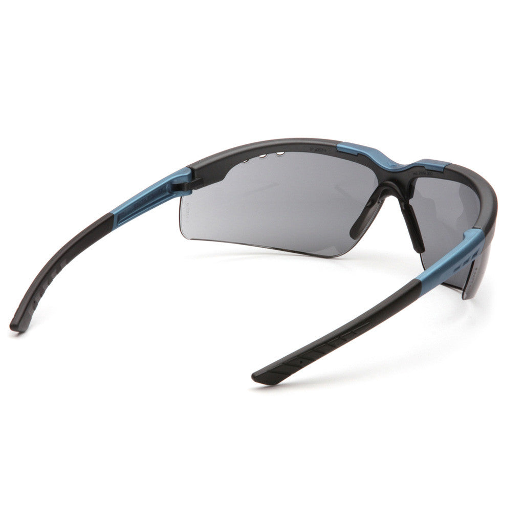 PYRAMEX Reatta Gray Lens with Blue/Charcoal Frame Safety Glasses available at altisafe.com