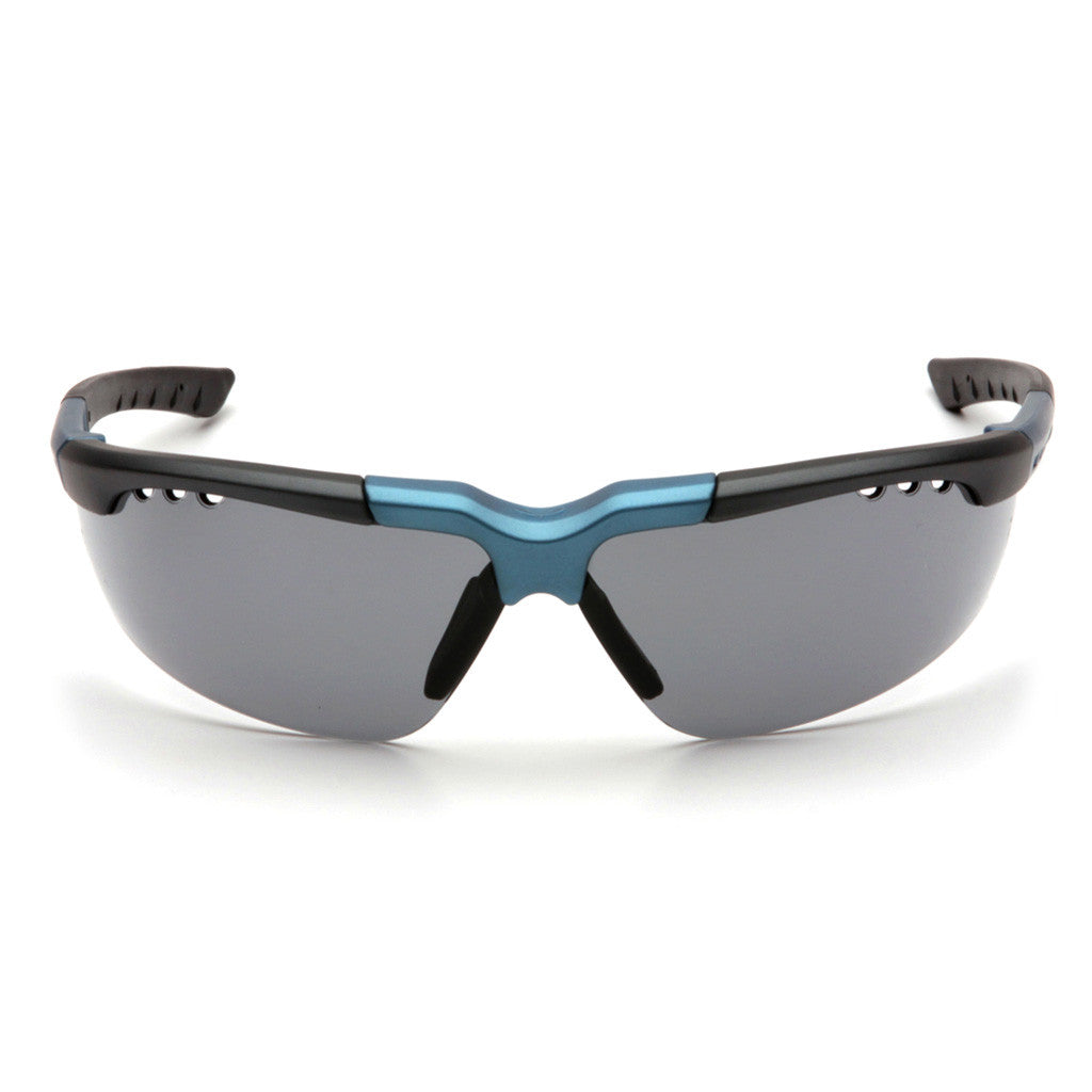 PYRAMEX Reatta Gray Lens with Blue/Charcoal Frame Safety Glasses available at altisafe.com