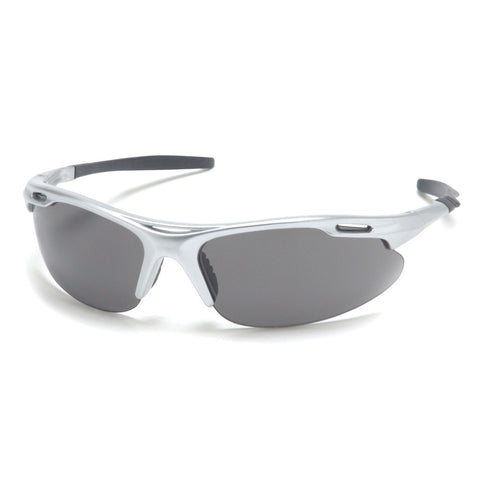 PYRAMEX Avanté Gray Lens with Silver Frame available at altisafe.com